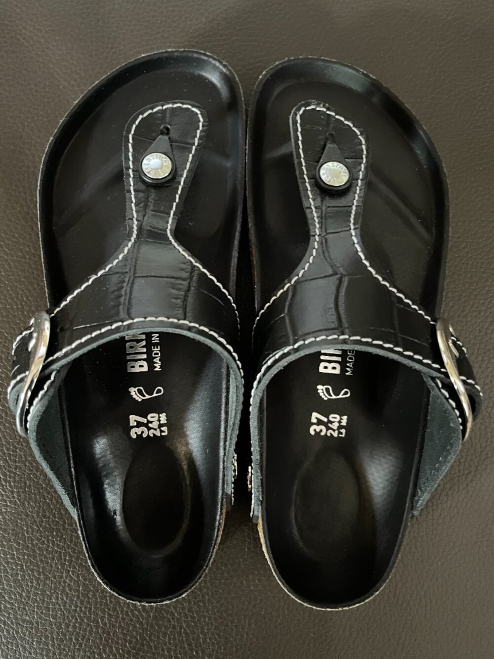 Birkenstock + Staud Gizeh Big Buckle 37 - Picture 2 of 5